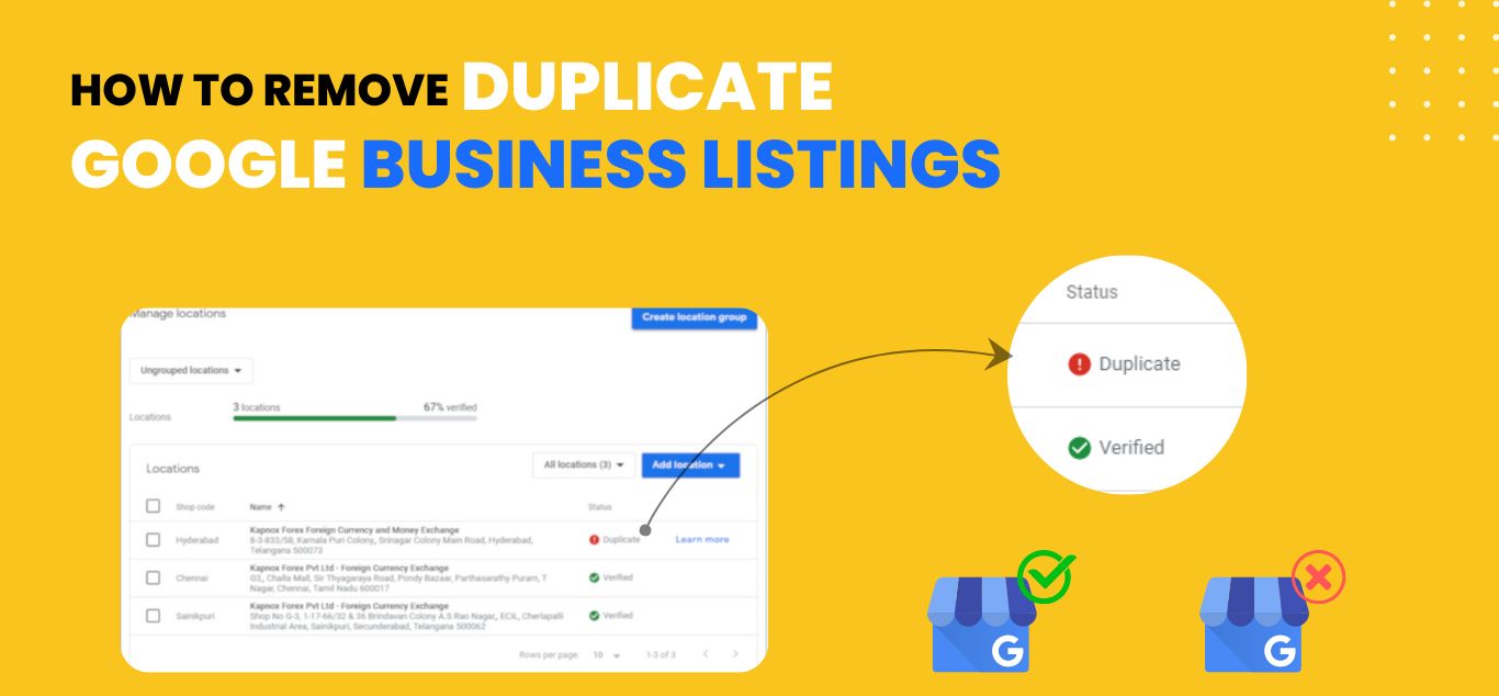 How to Remove Duplicate Google Business Listings