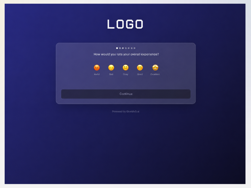 AI Surveys builder — step 2