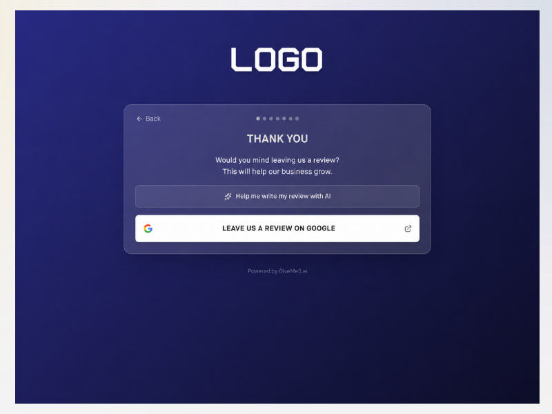 AI Surveys builder — step 4