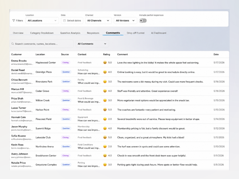 AI Surveys builder — step 9